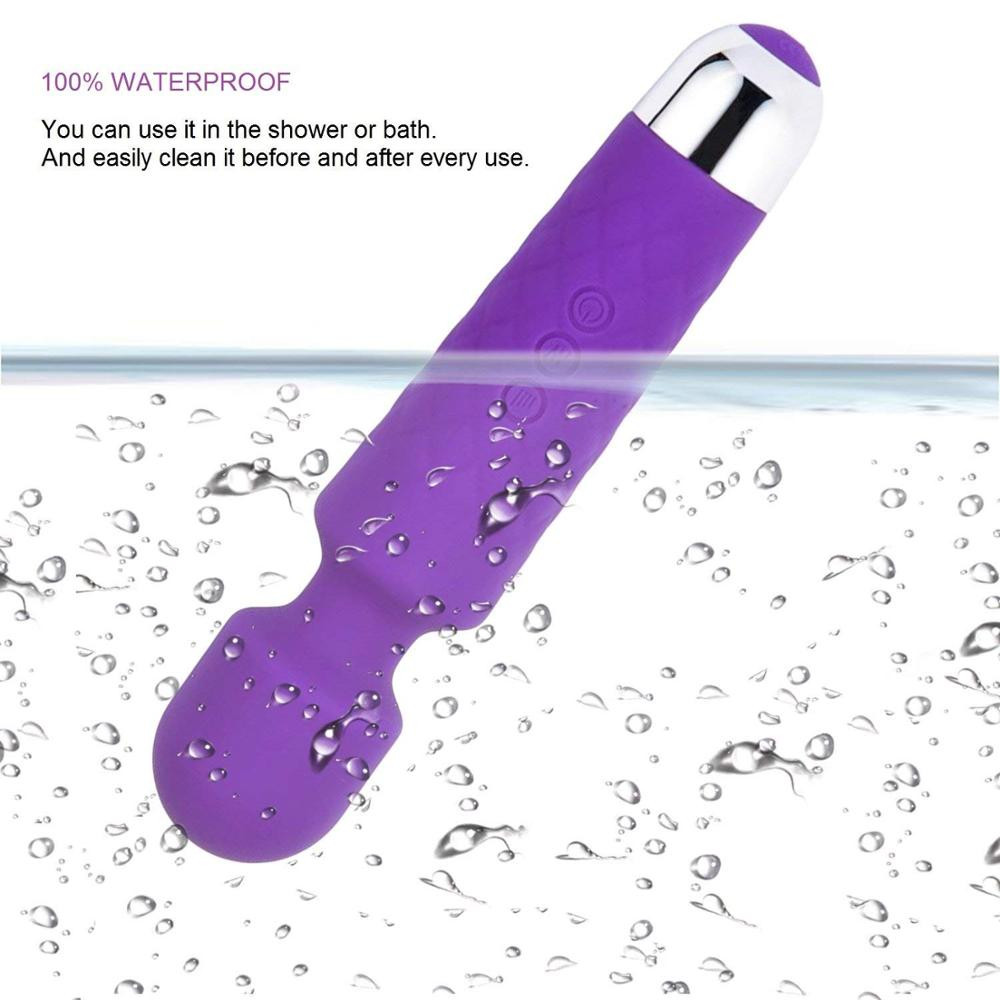 Handheld Massager 20 Speed Wand Vibrating Massage Magic Full Body Therapy Motor