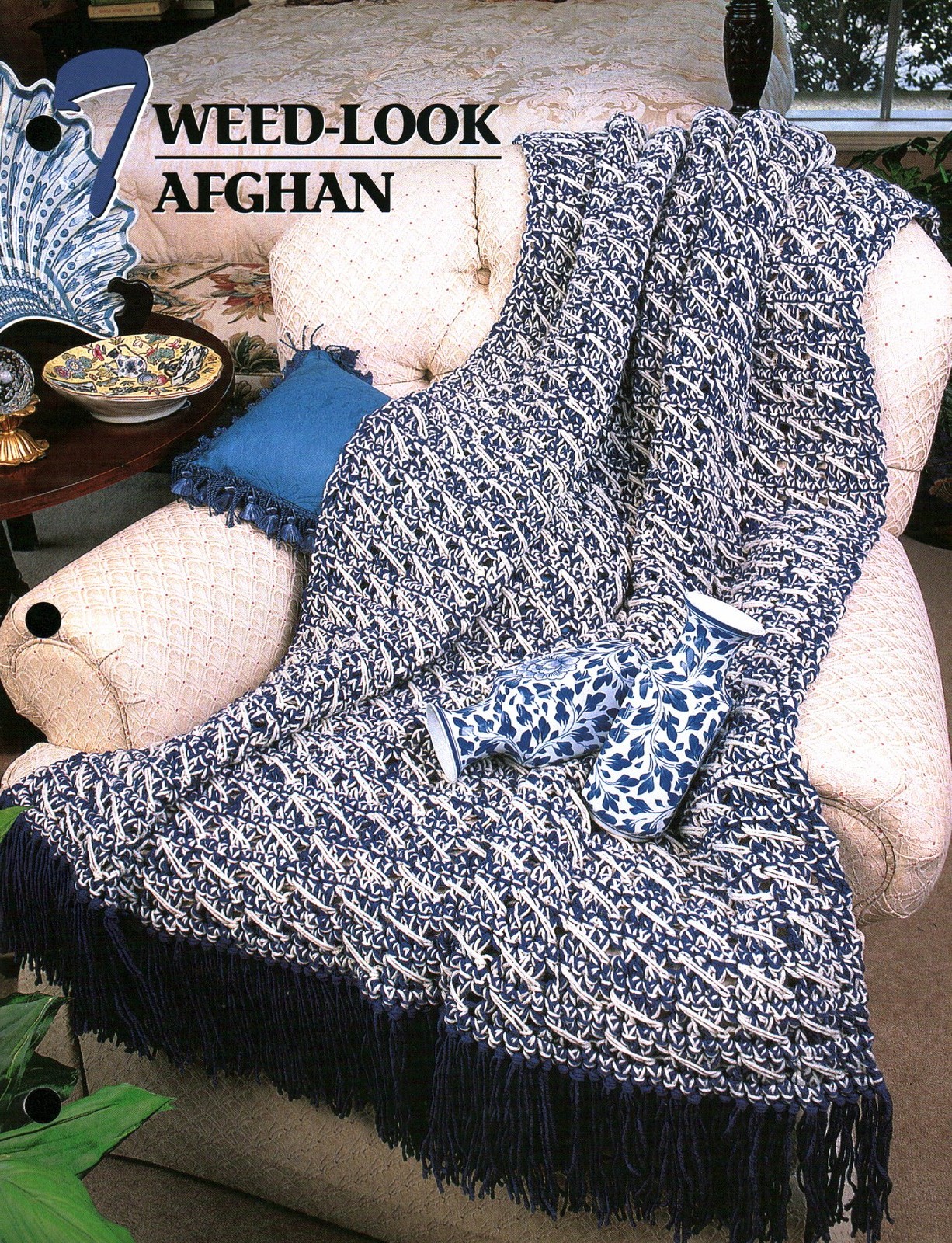 Tweed-Look Afghan | Annie's Crochet Quilt Afghan Club QAC331-02