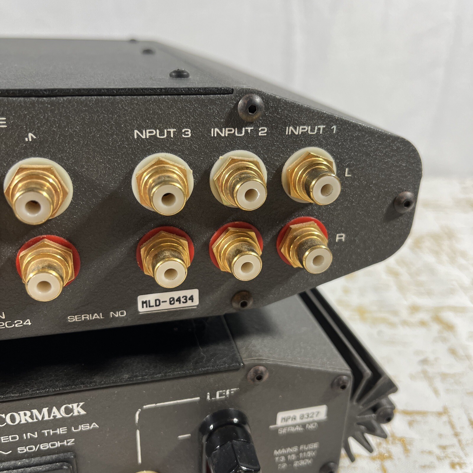 2 Pc Set McCormick Micro Line Drive Power Drive Amp Preamp Rare Audiophile VTG