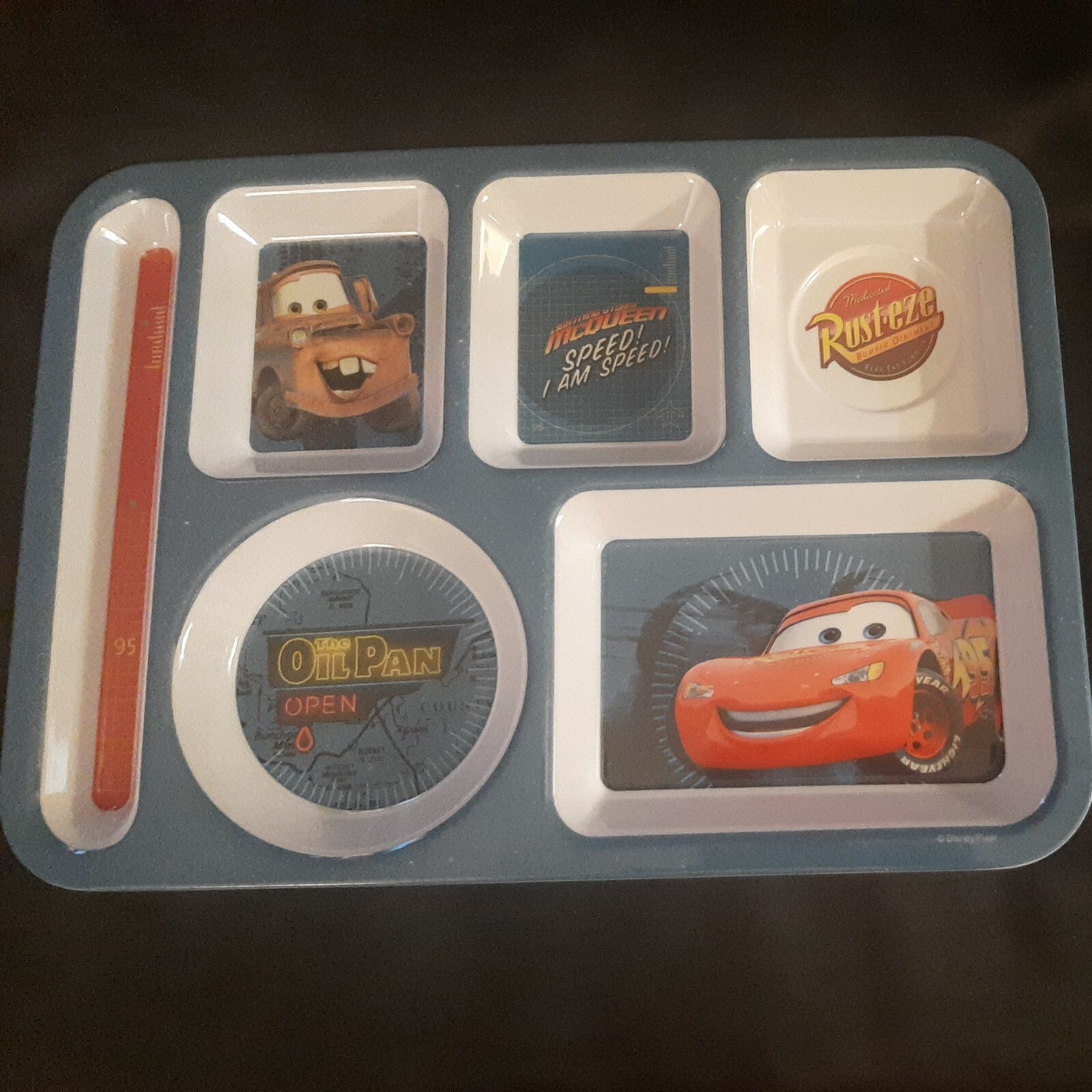 Cars Childs Lunch Tray JC Penney Lightning & Mater NEW With Tag
