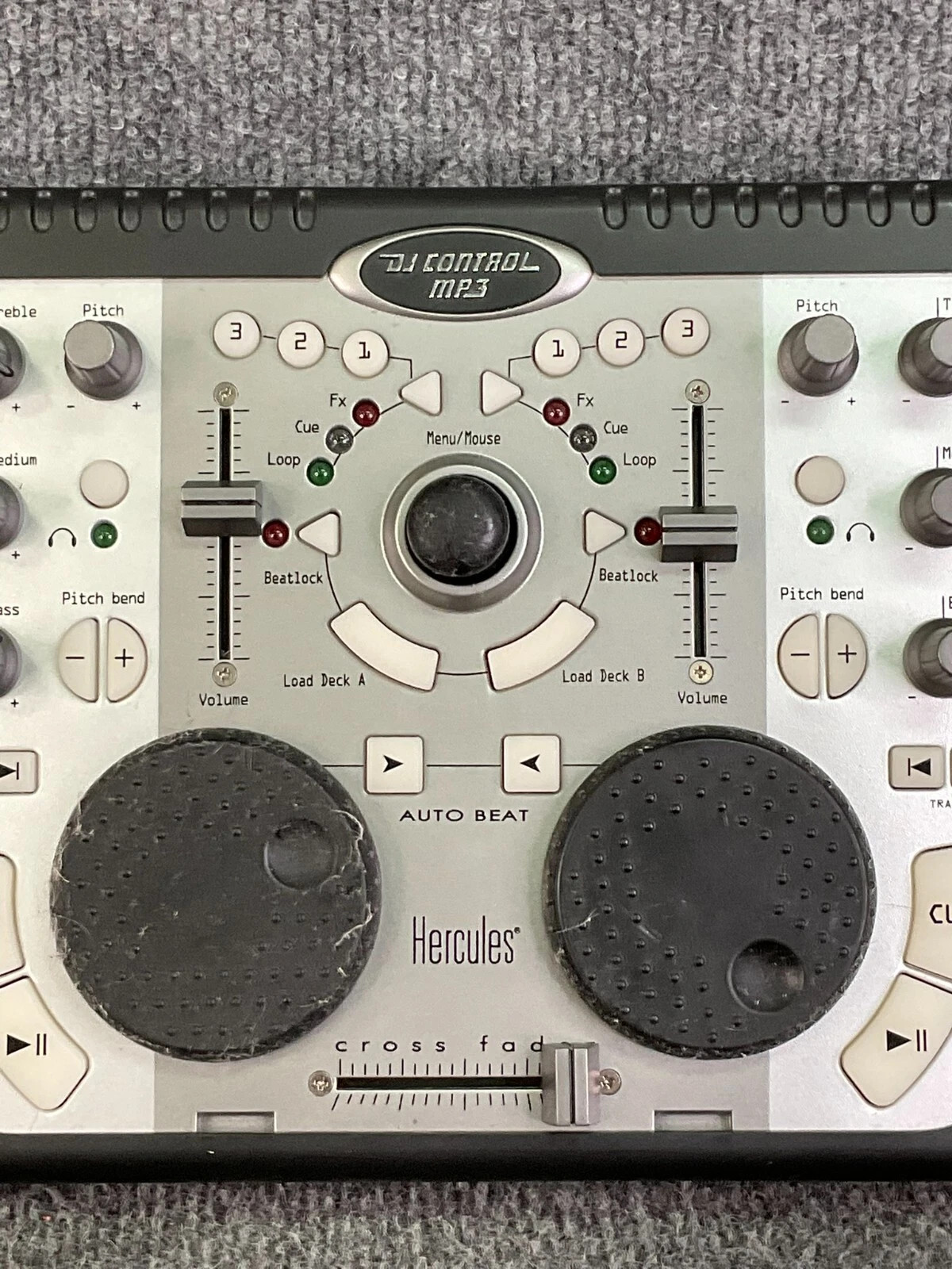Hercules USB DJControl MP3 e2 2-Channel DJ Controller Compact & Portable