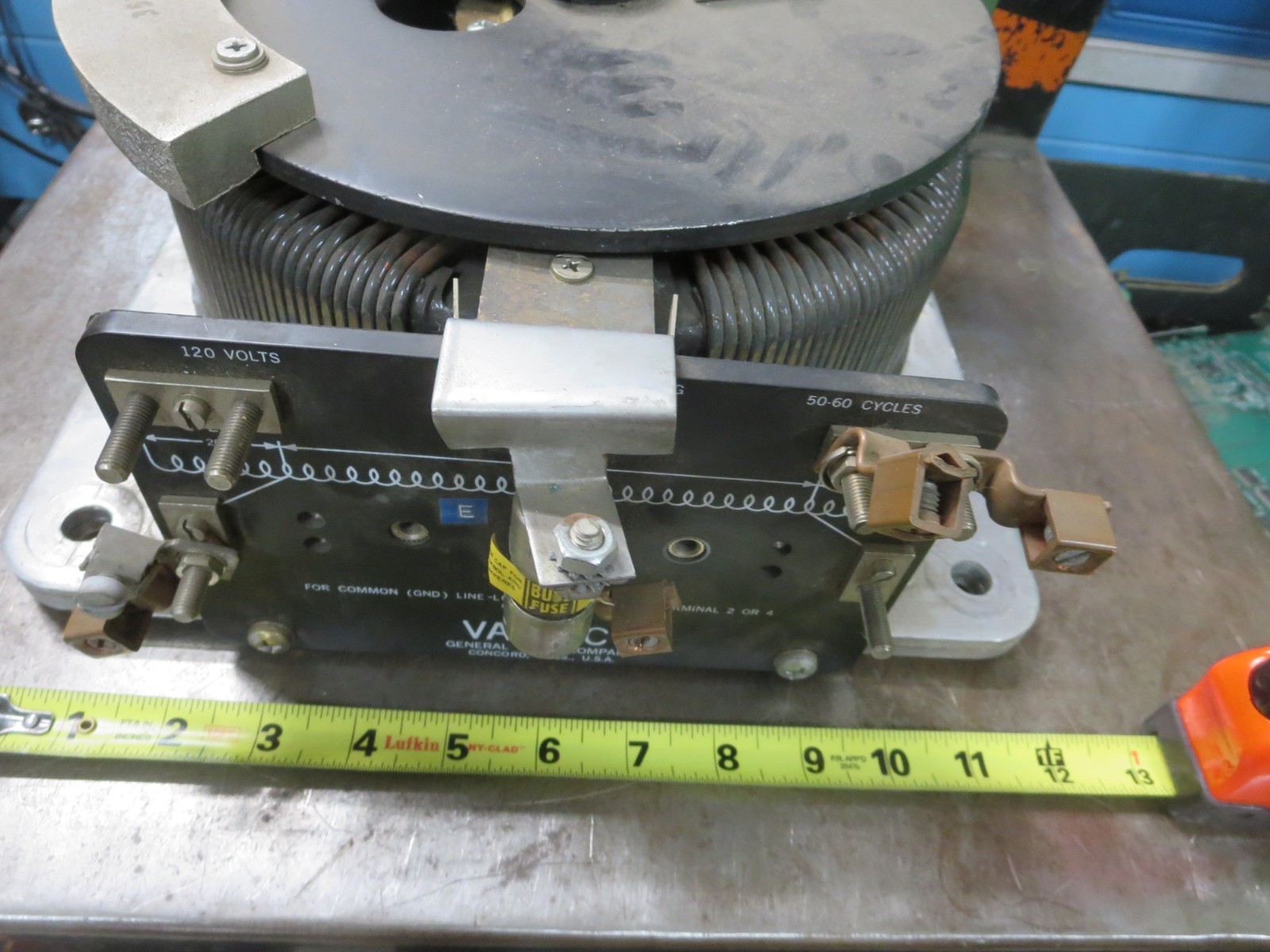General Radio "Variac" 52 LBS 12.5 X 12.5 X 0.5 In. See Pics  VINTAGE Parts/Rpr.