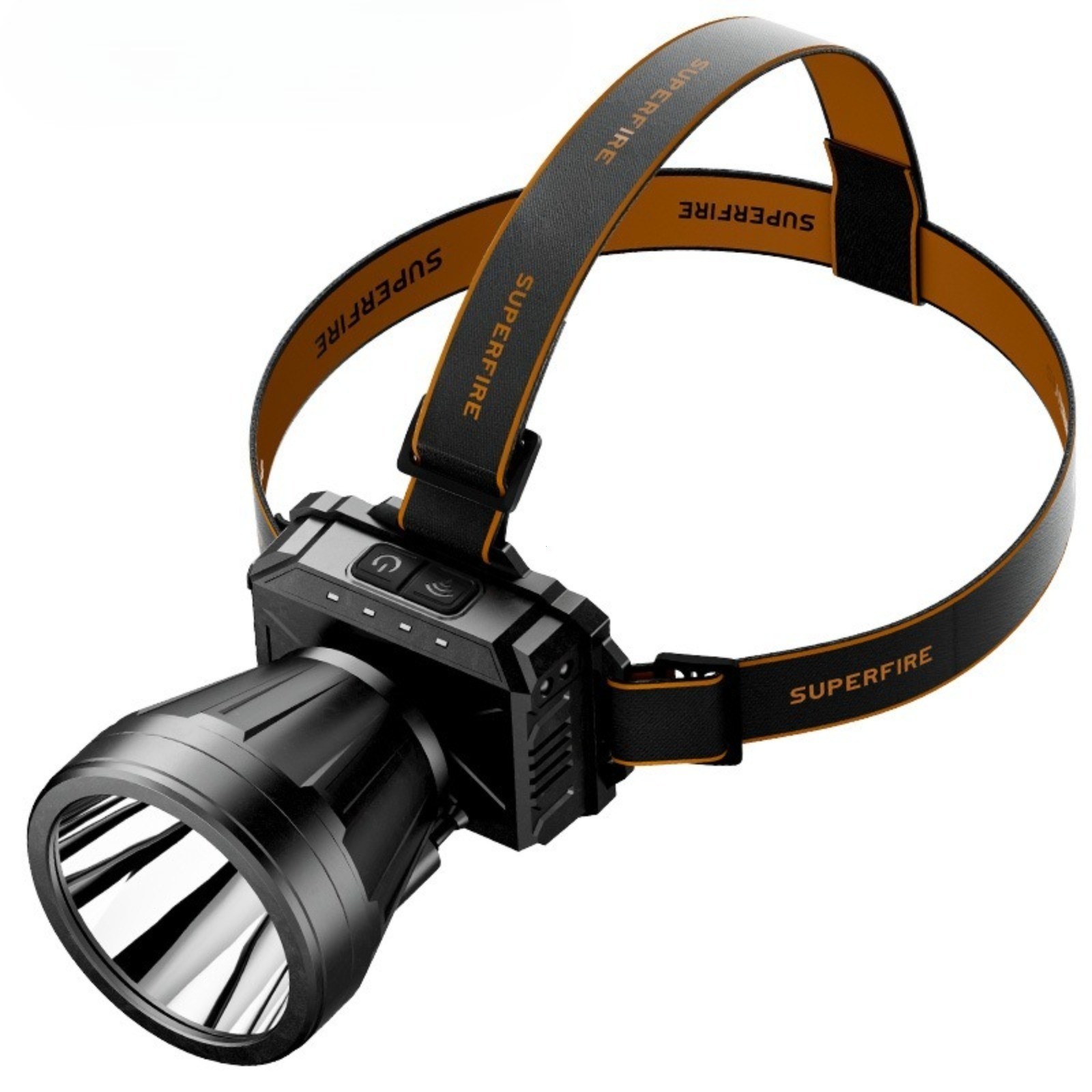 Headlight LED Rechargeable Zoom Headlight High Power Fishing Long Runtime