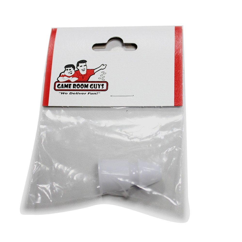 Pinball Machine Playfield Bumper Post - Faceted- White - 1-3/16"
