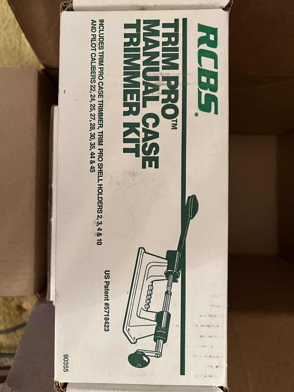 RCBS Trim Pro Manual Case Trimmer Kit 90355 for .22/.24/.25/.27/.28 Cal