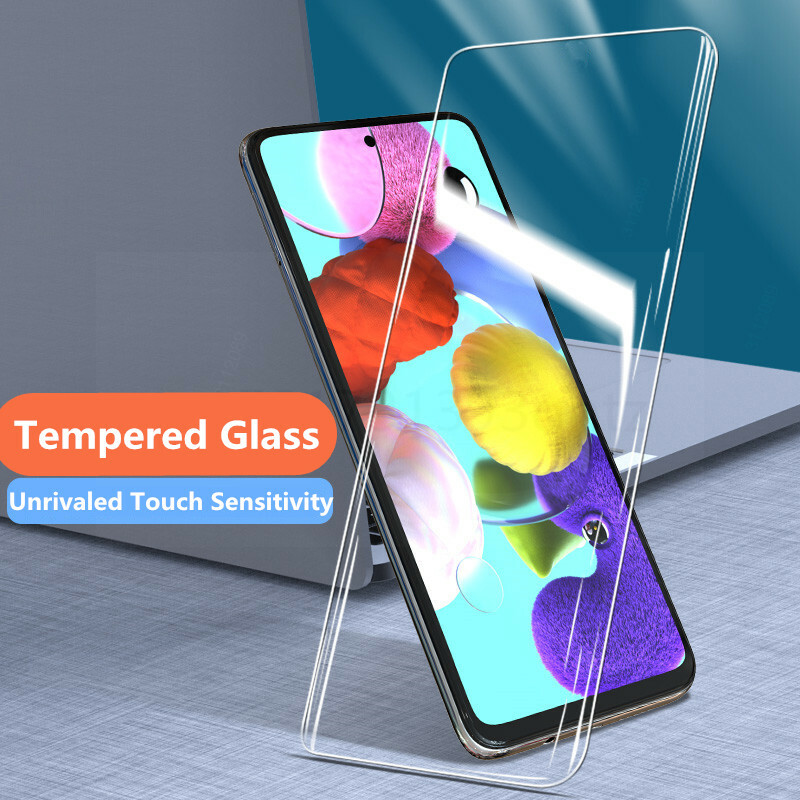 For Samsung Galaxy A52 5G Clear Tempered Clear Screen Protector Case Friendly