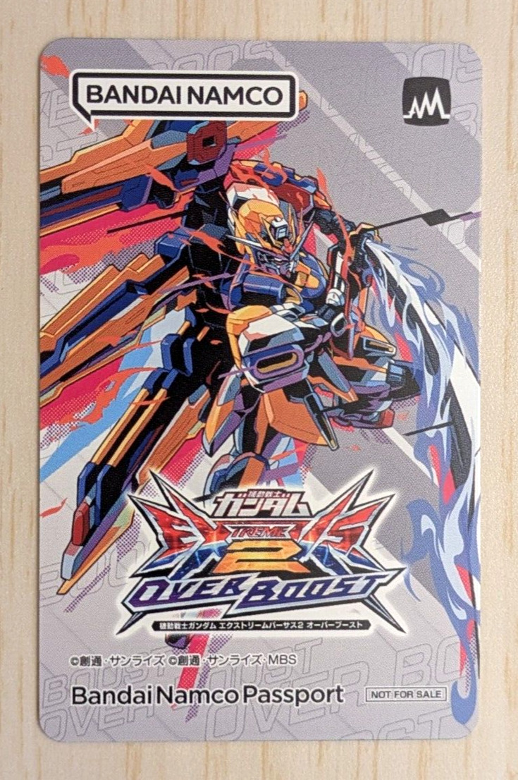 SHIPS FROM USA Bandai Namco BANAPASSPORT Card Gundam Extreme Vs. 2 Overboost
