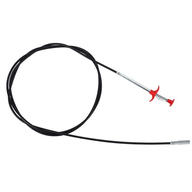 36" Drain Snake Flexible Claw Grabber Tool For Sink Shower Toilet Hair Clog