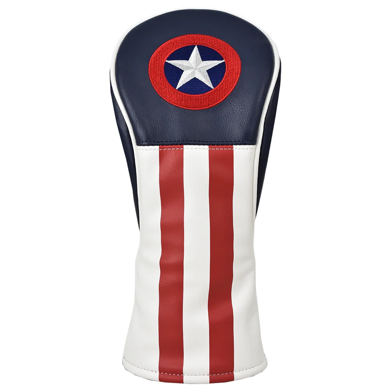 PRG Originals Captain USA Hybrid Headcover - Golf Club Headcover, Red/White/Blue