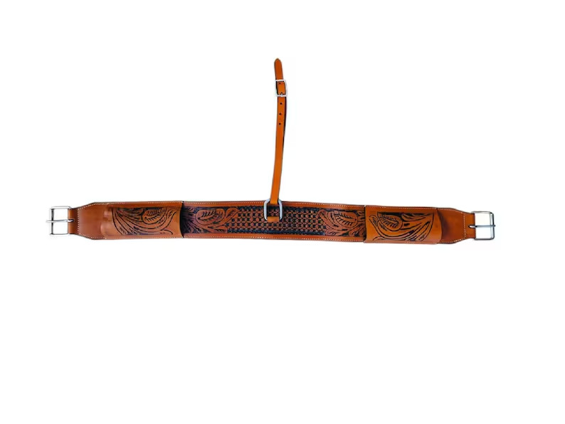 Horse  Western Saddle Cinch Handmade Leather Girth Size 36'' inches
