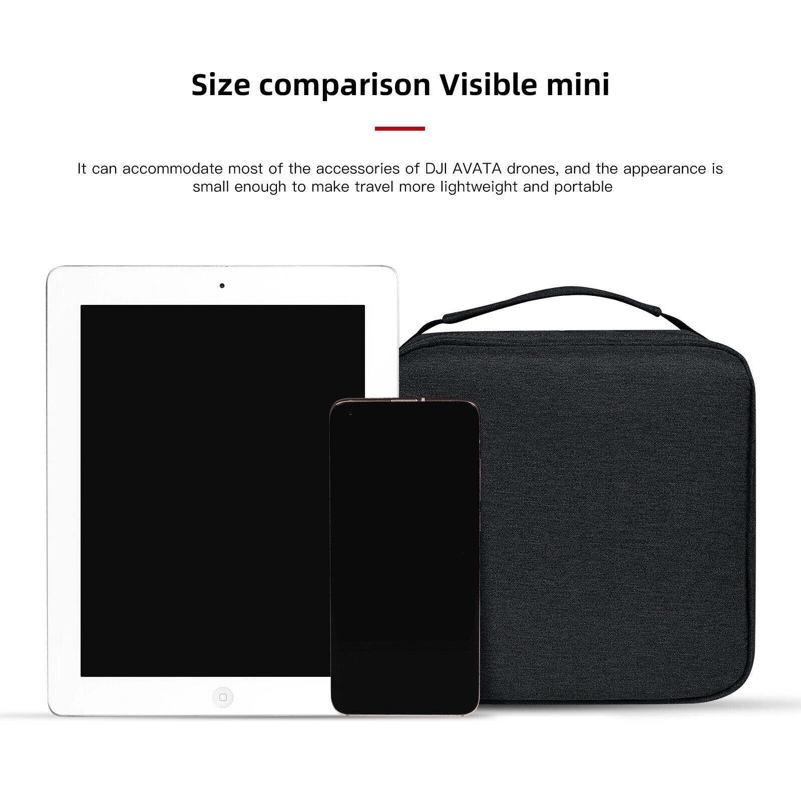 Polyester Storage Bag Handbag Double Layer Suitcase Box For DJI Avata Drone