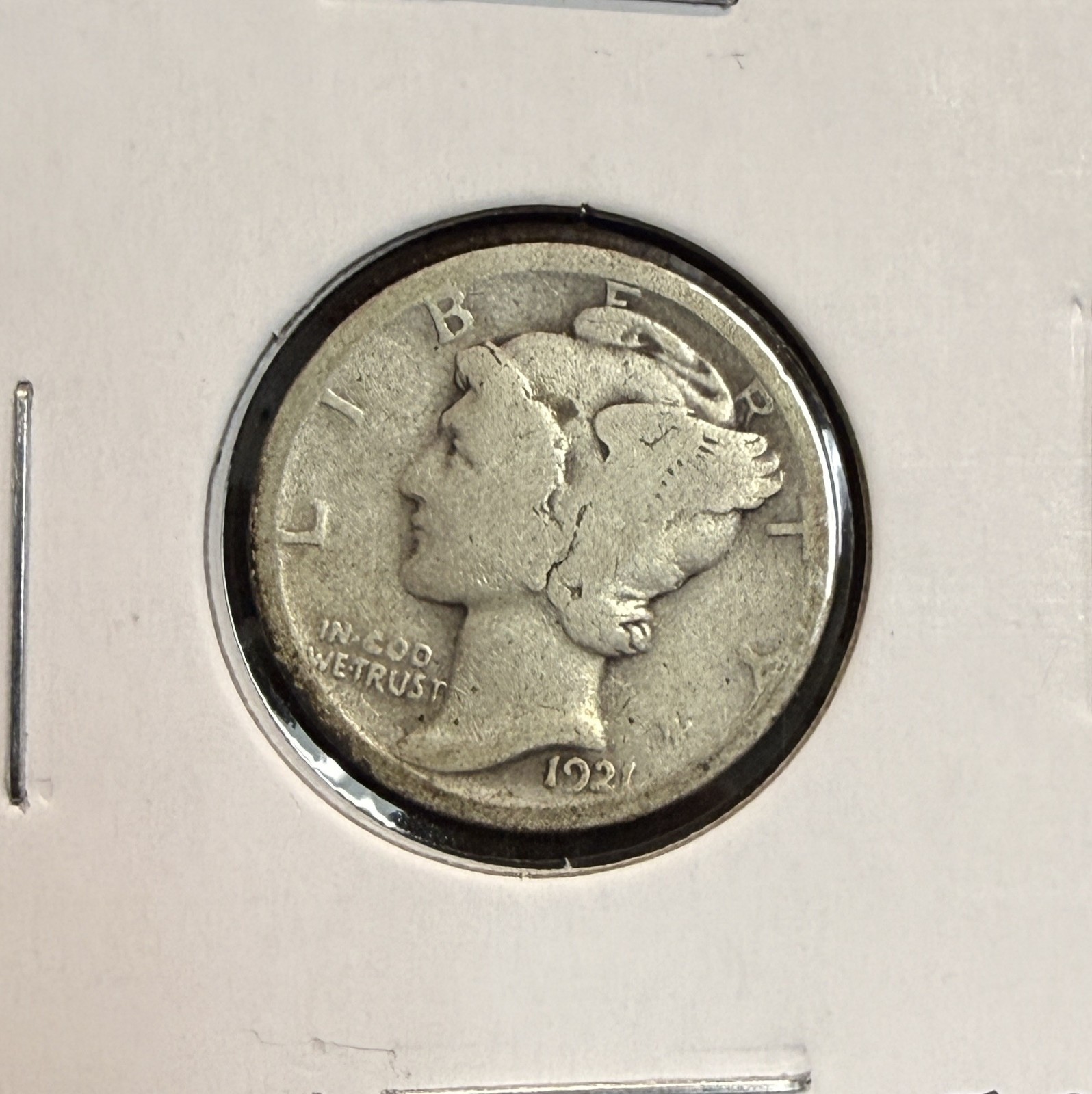 1921 Mercury Head Dime, Nice Good. (22062)