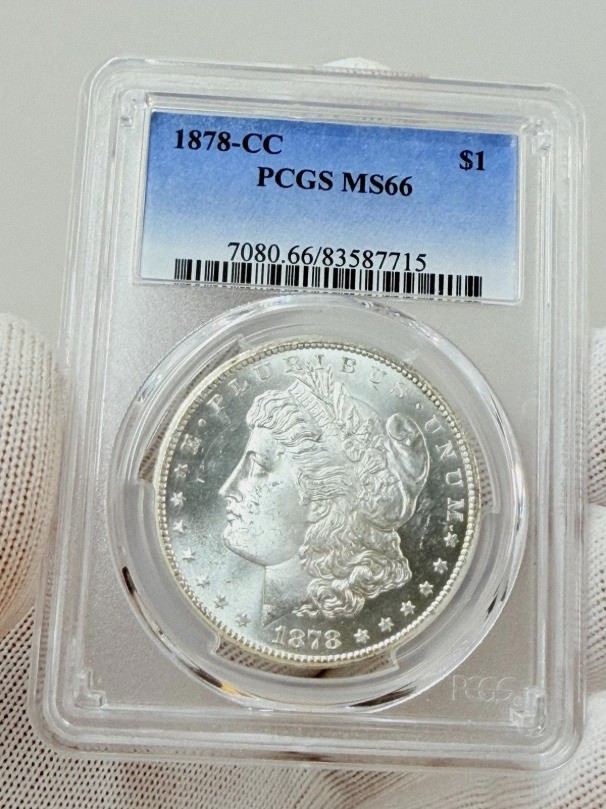 1878-CC Morgan Silver Dollar $1 PCGS MS66 Carson City Certified Coin