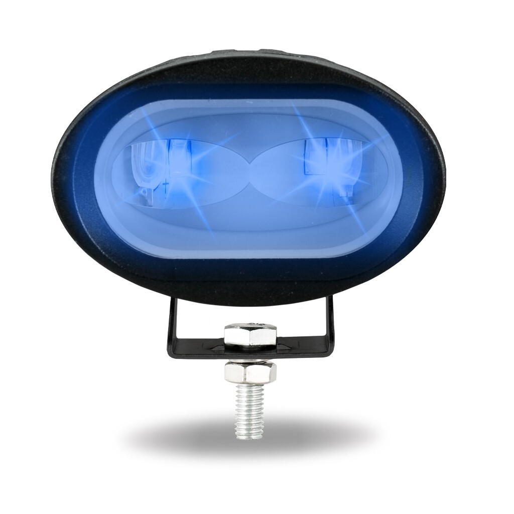 Dual Color White/Blue Heavy Duty LED Work Lamp – Spot Beam | 1000 Lumens