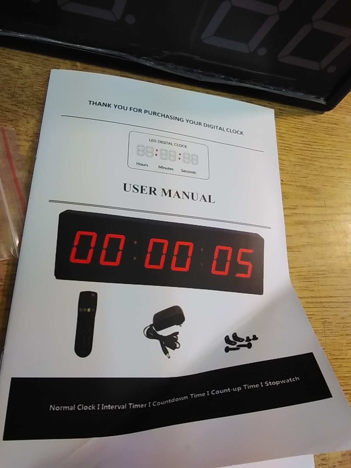 BTBSIGN 2.3" Digital Normal Clock/ Interval Timer/ Countdown Time/ Count-Up/...