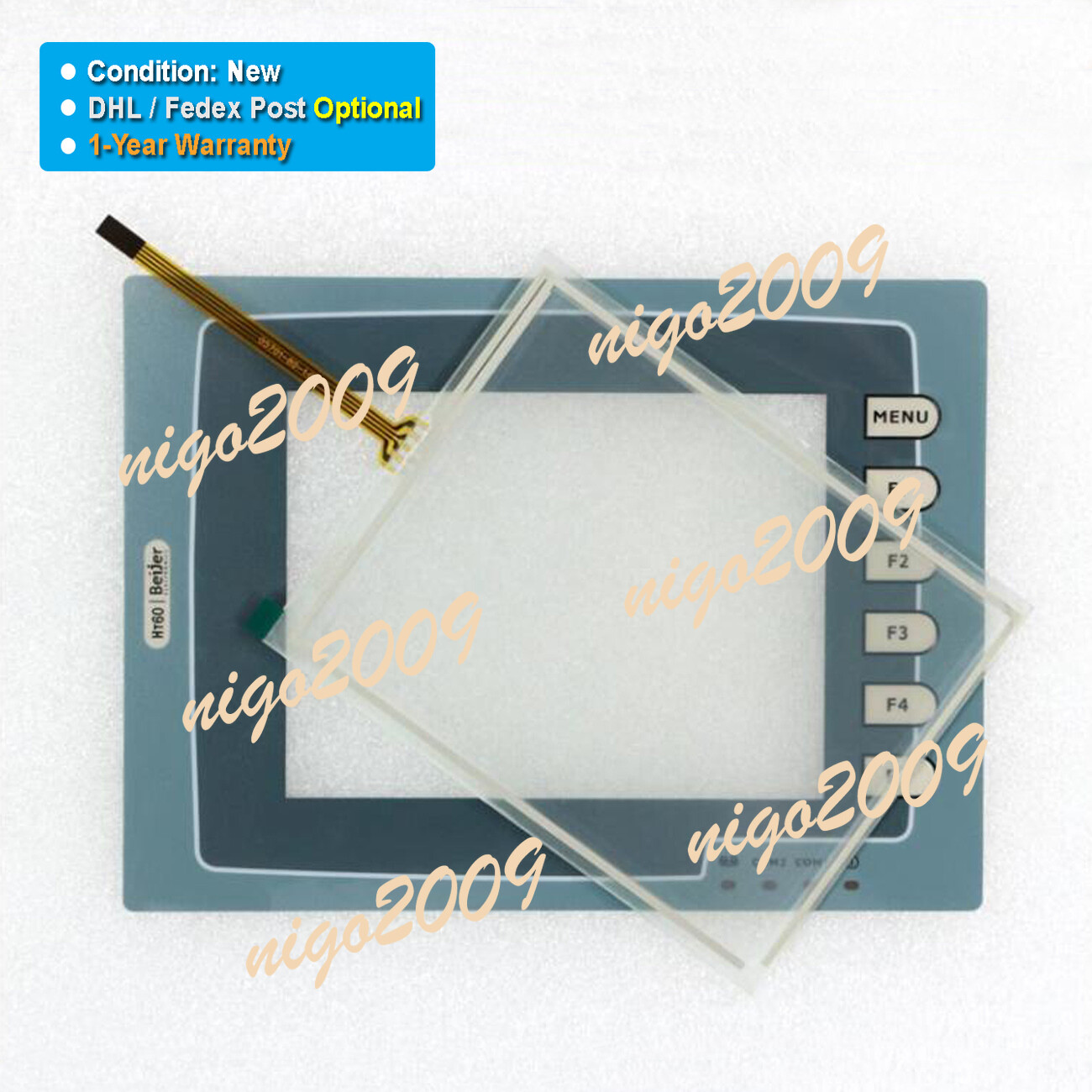 Fit for Beijer H-Series HMI H-T60b-S Touch Screen Glass Film 1-Year Warranty
