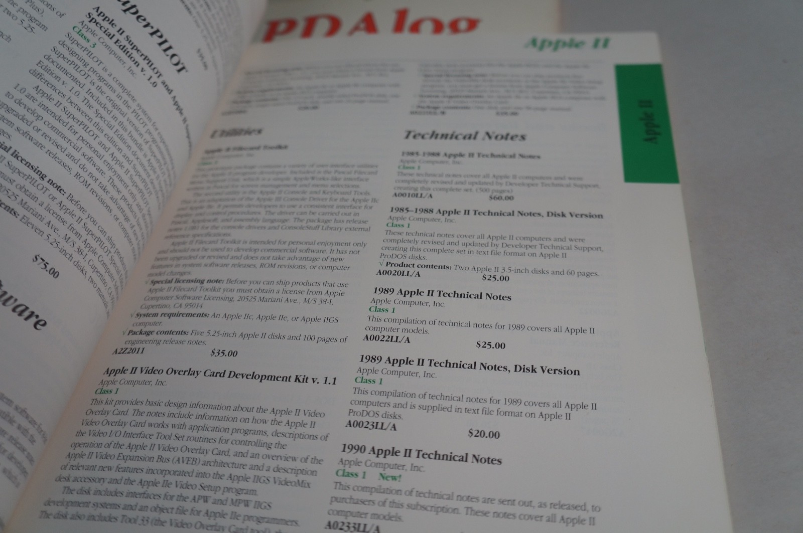 lot of 10 Vintage Apple APDAlog Catalogs For Programmers & Developers APDA Log