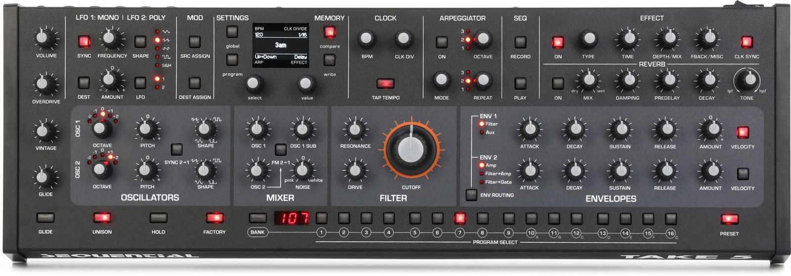 Sequential Take 5 Polyphonic Desktop Synthesizer Module