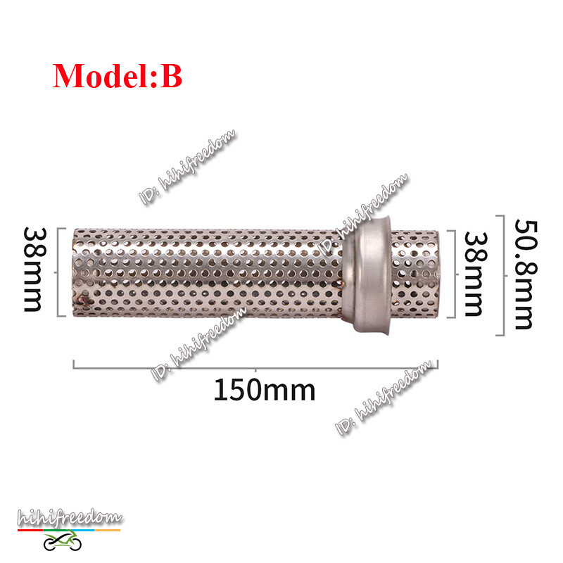 51mm Universal DB Killer Motorcycle Exhaust Muffler Pipe Insert Baffle Silencer