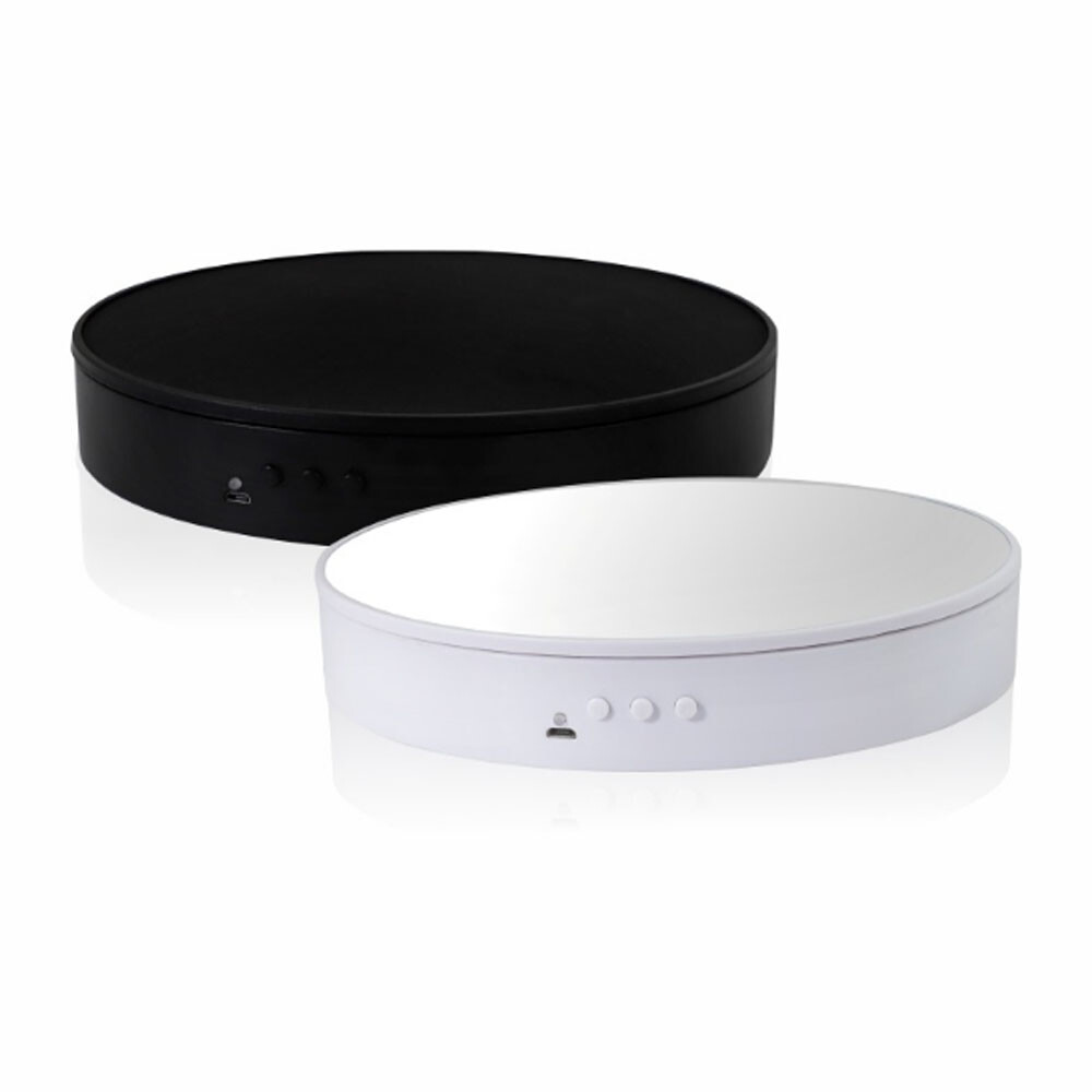 NEW 20cm Rechargeable Intelligent Visualizer Live Broadcast Motorized Turntable