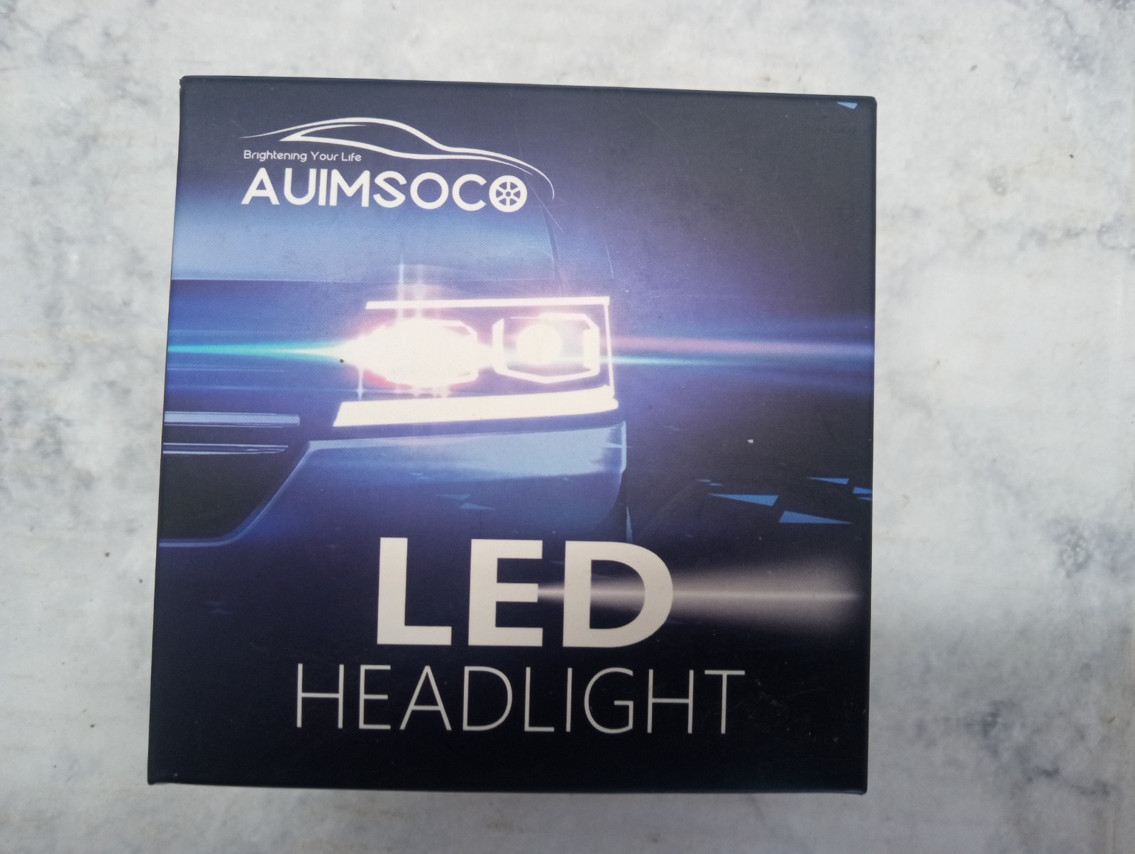 AUIMSOC H11, H9, H8 LED Headlight Bulbs High Brightness Automotive Lighting Pair
