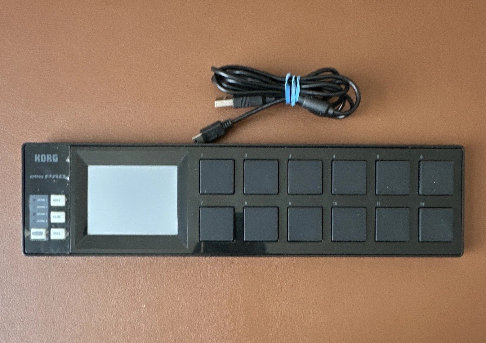 Korg nanoPAD-BK Pad Controller USB MIDI, 12 Pad Triggers and Touchpad