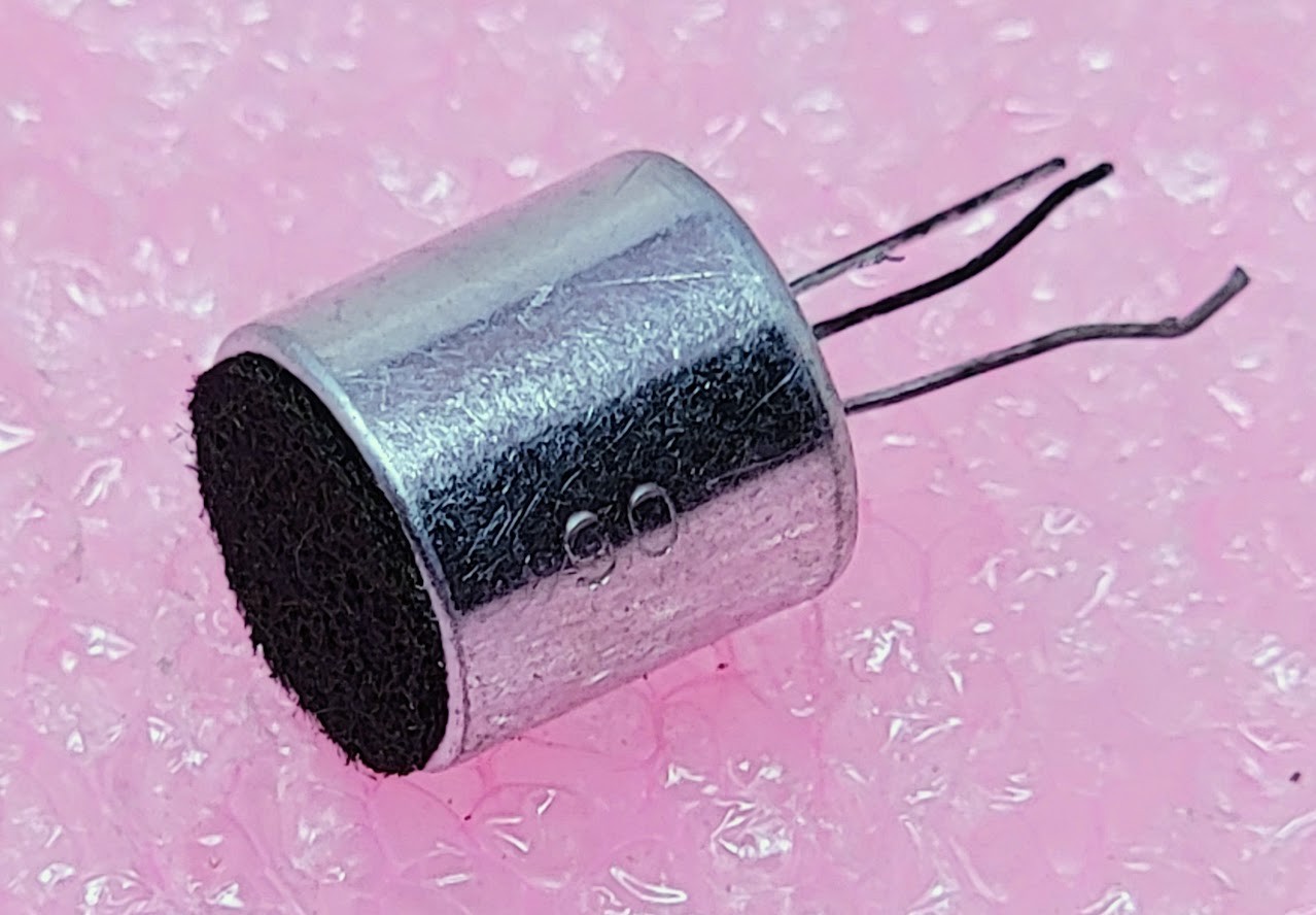 CTI Audio Inc, - 41821 - Miniature Condenser Microphone Element, Felt Top, NOS.