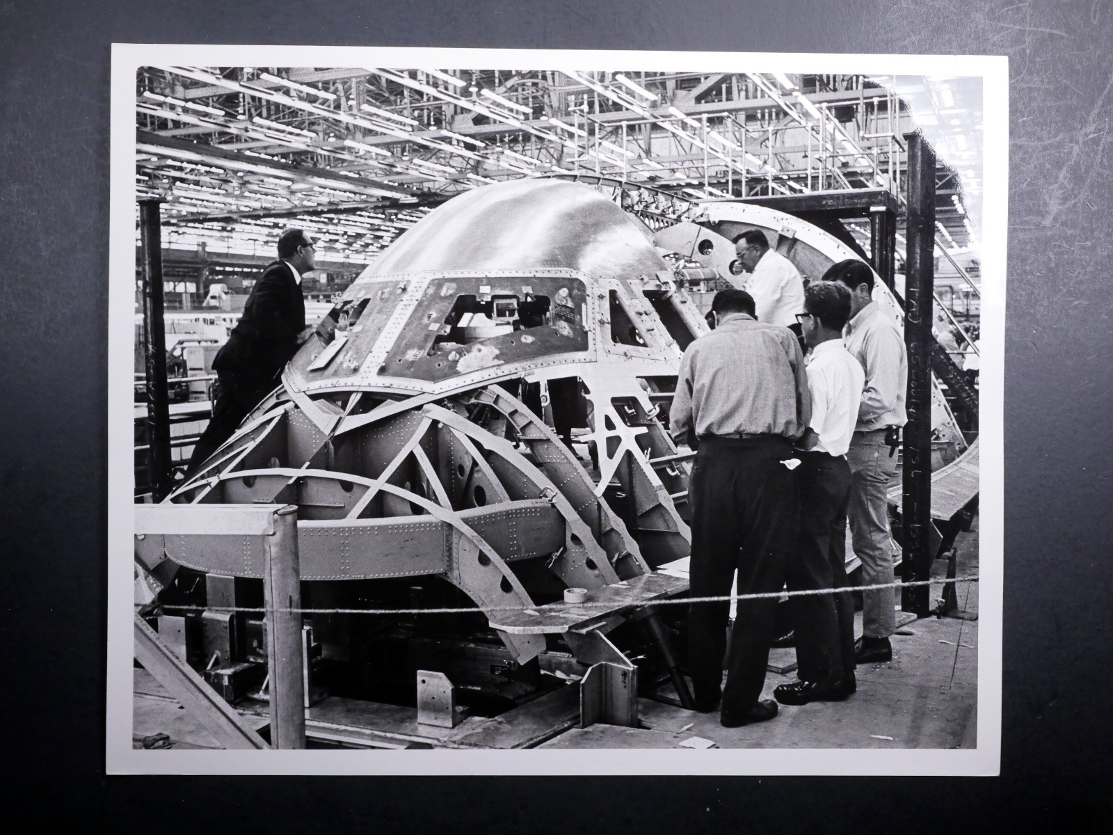 Boening Factory Press original vintage aviation collectible Photo 8 x 10 B&W