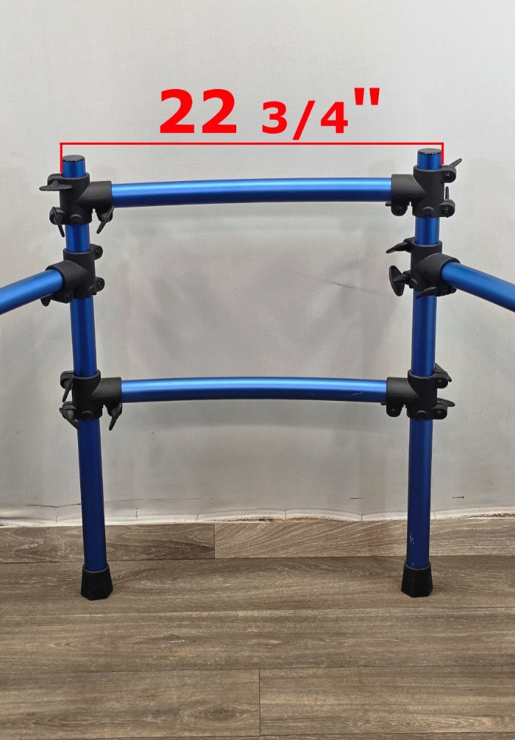 SIMMONS 3 Side Drum Rack 1.5" Tube -Blue