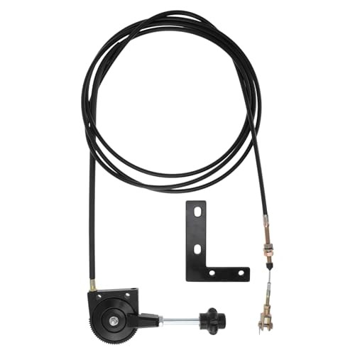 3.5M 11.5FT Excavator Throttle Control Cable with Mounting 11.5 FT/3.5 M