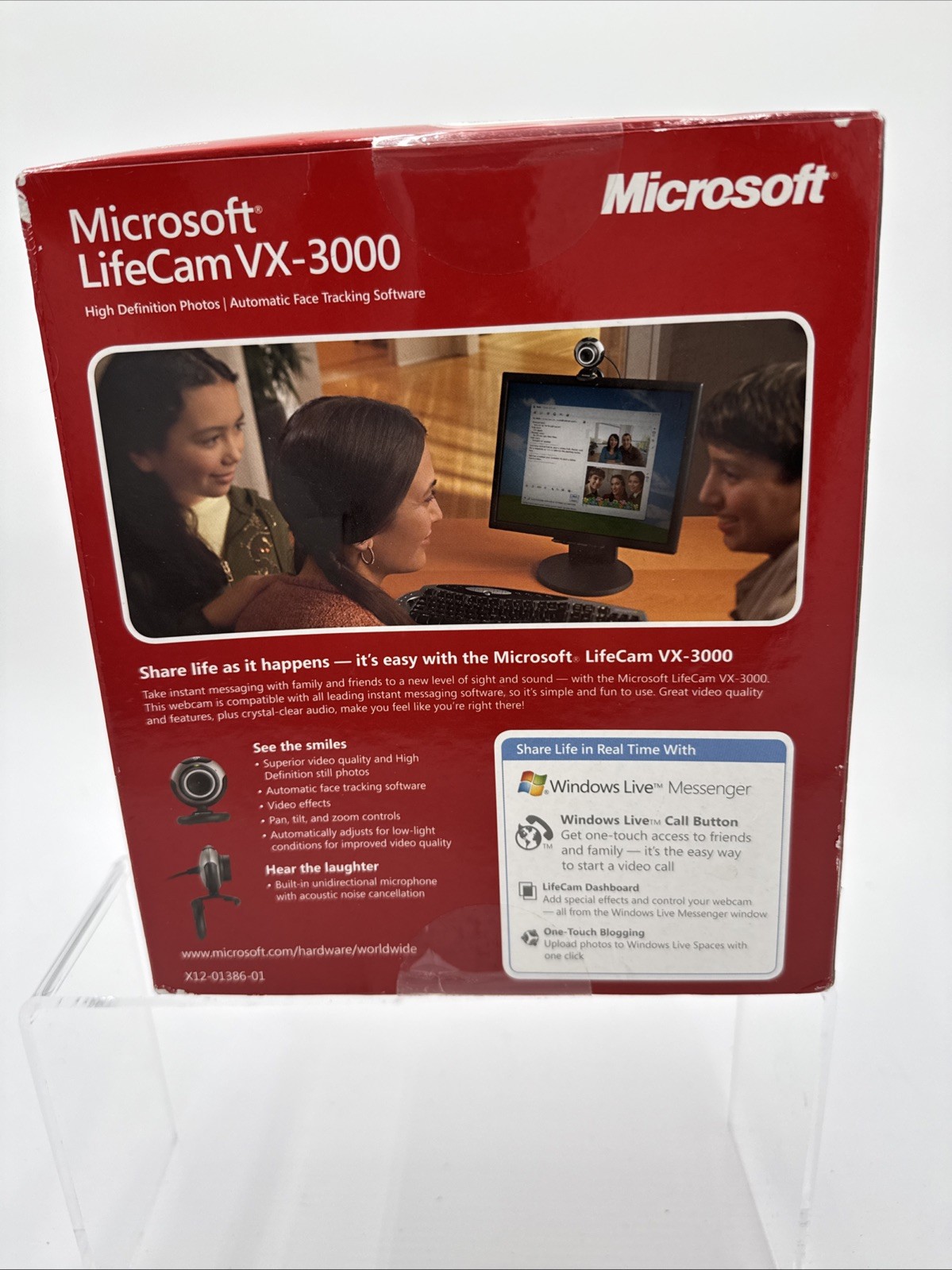Microsoft Lifecam VX-3000 Camera 640 X 480 Pixel Resolution Video Web Camera