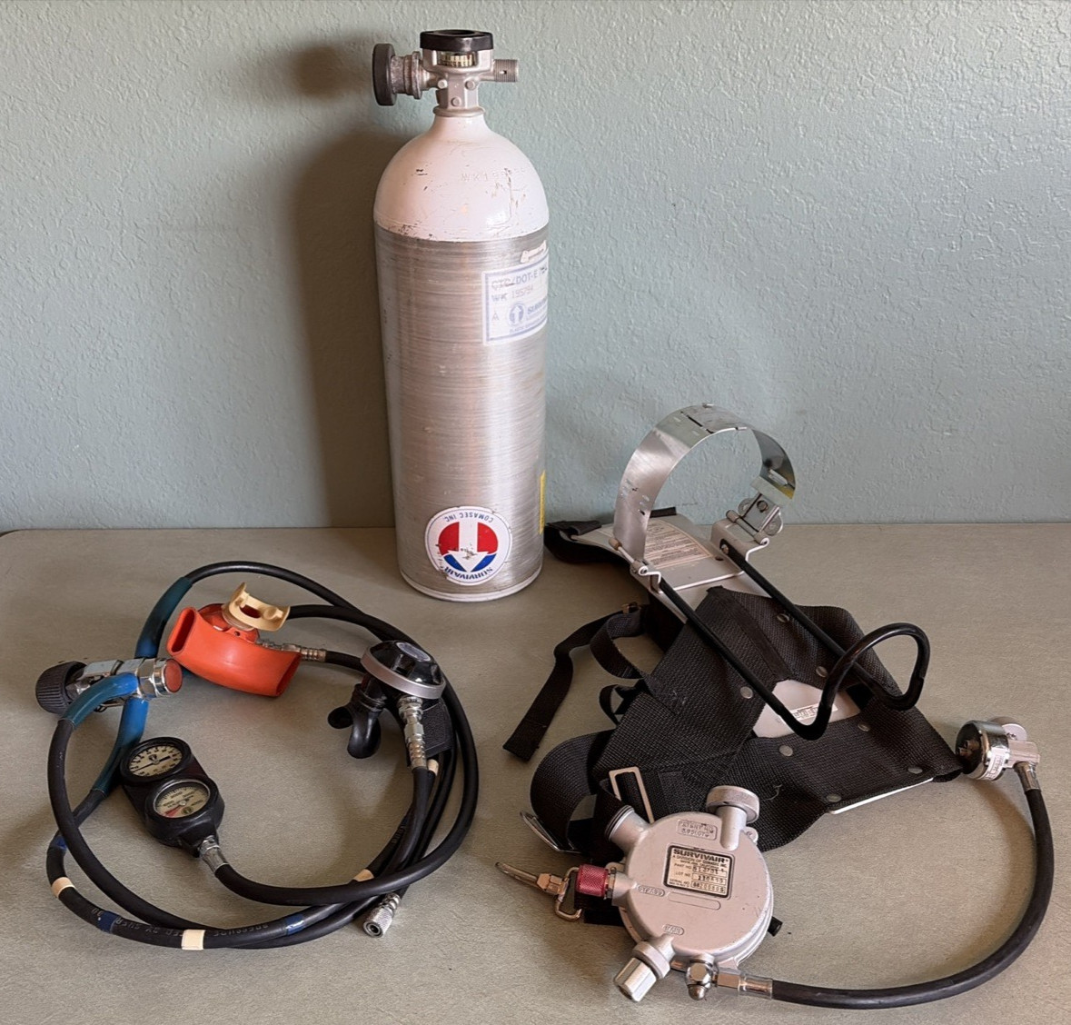 Scuba Gear Lot Survivair, US Divers, Sherwood,