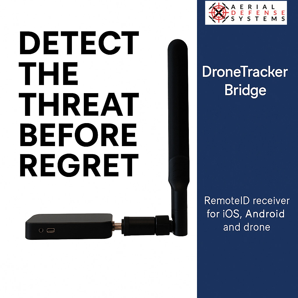 Drone and Pilot Detection Device –Handheld Remote ID Receiver for iOS & Android