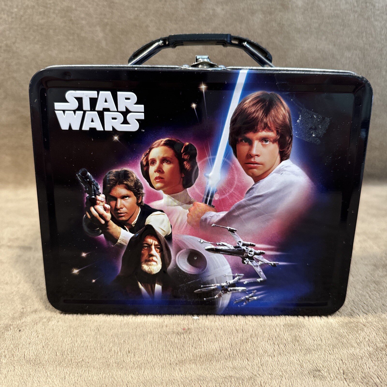 Star Wars IV Metal Lunchbox Tin Collectors Box 2010 Lucas Film A New Hope