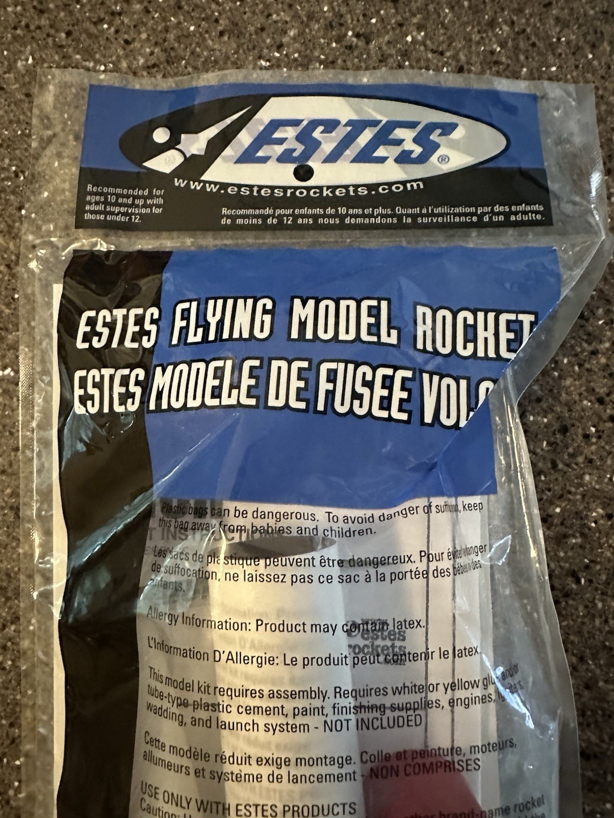 Estes Monarch Flying Model Rocket Kit 7214 Skill Level 1