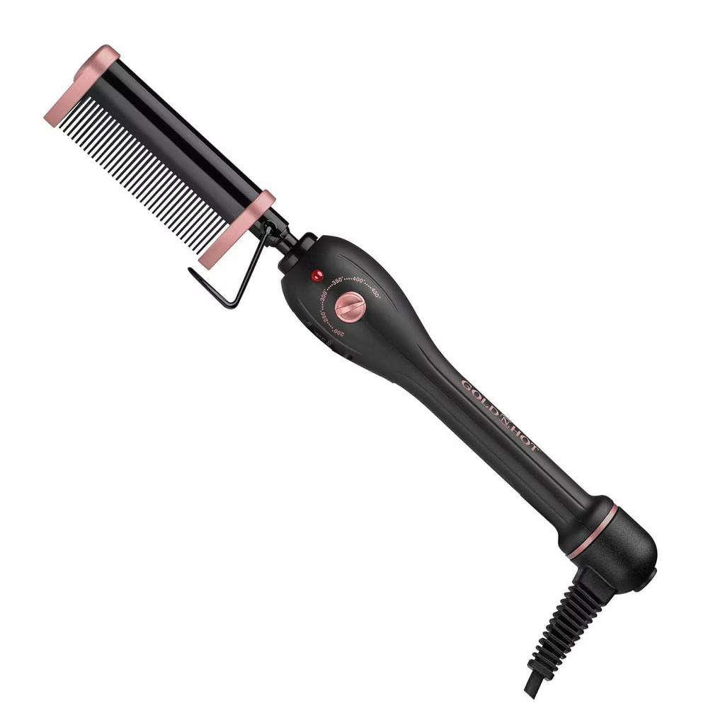 Gold N Hot Pressing and Styling Heated Straightening Brush