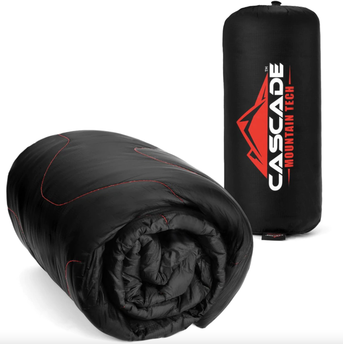 Cascade Mountain Tech Adventure Blanket Black 70" x 60" Brand New