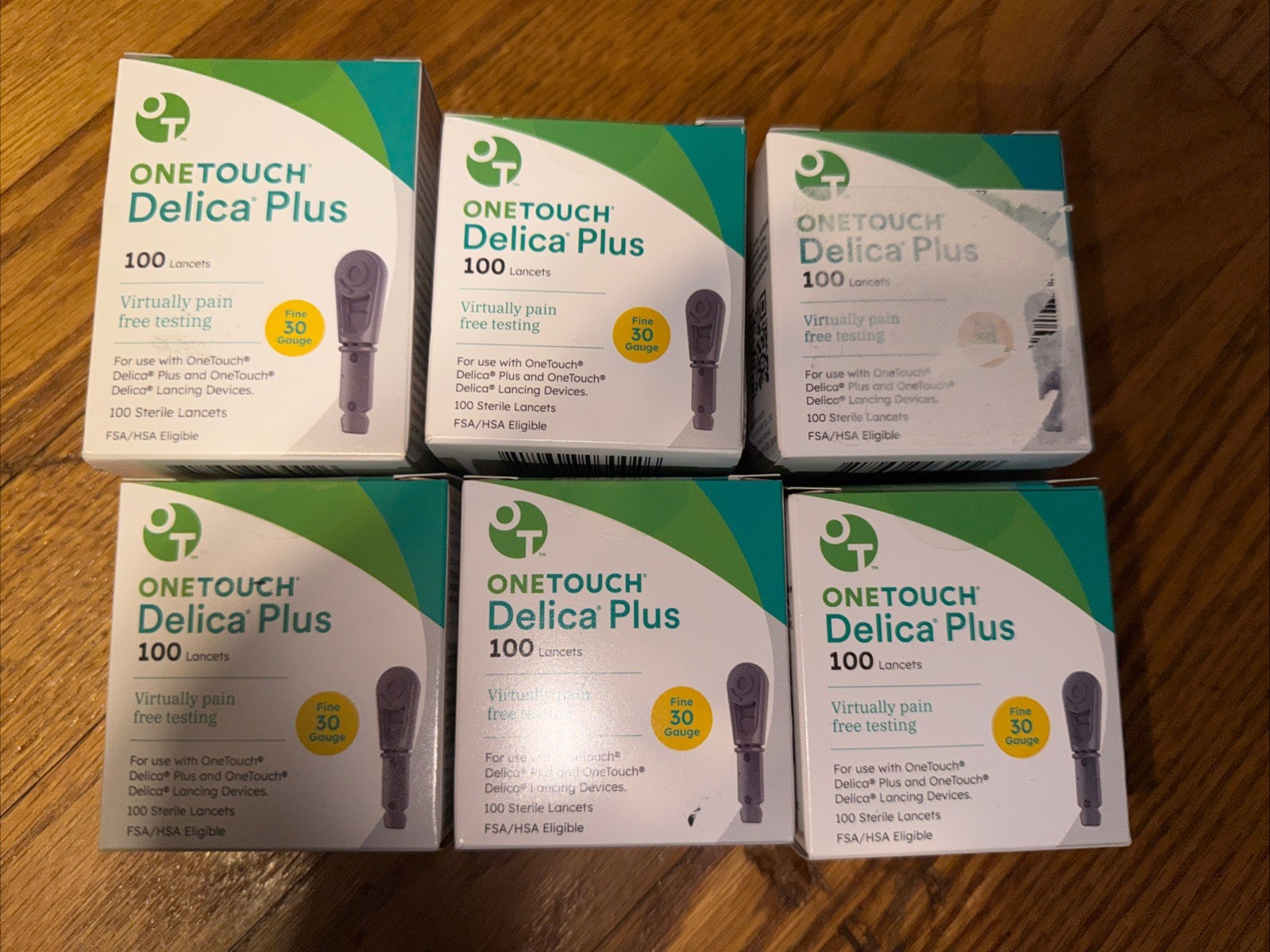 600 OneTouch Delica Plus Fine 30G Lancets Exp~2/28/2029 - 10/31/29