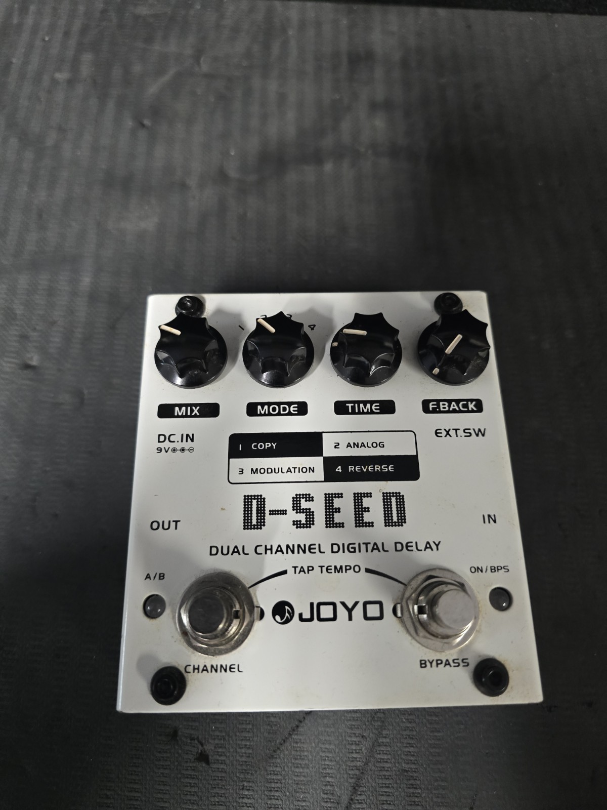 JOYO D-SEED Dual Channel Digital Delay 6 Sec Guitar Effect Pedal Four Modes