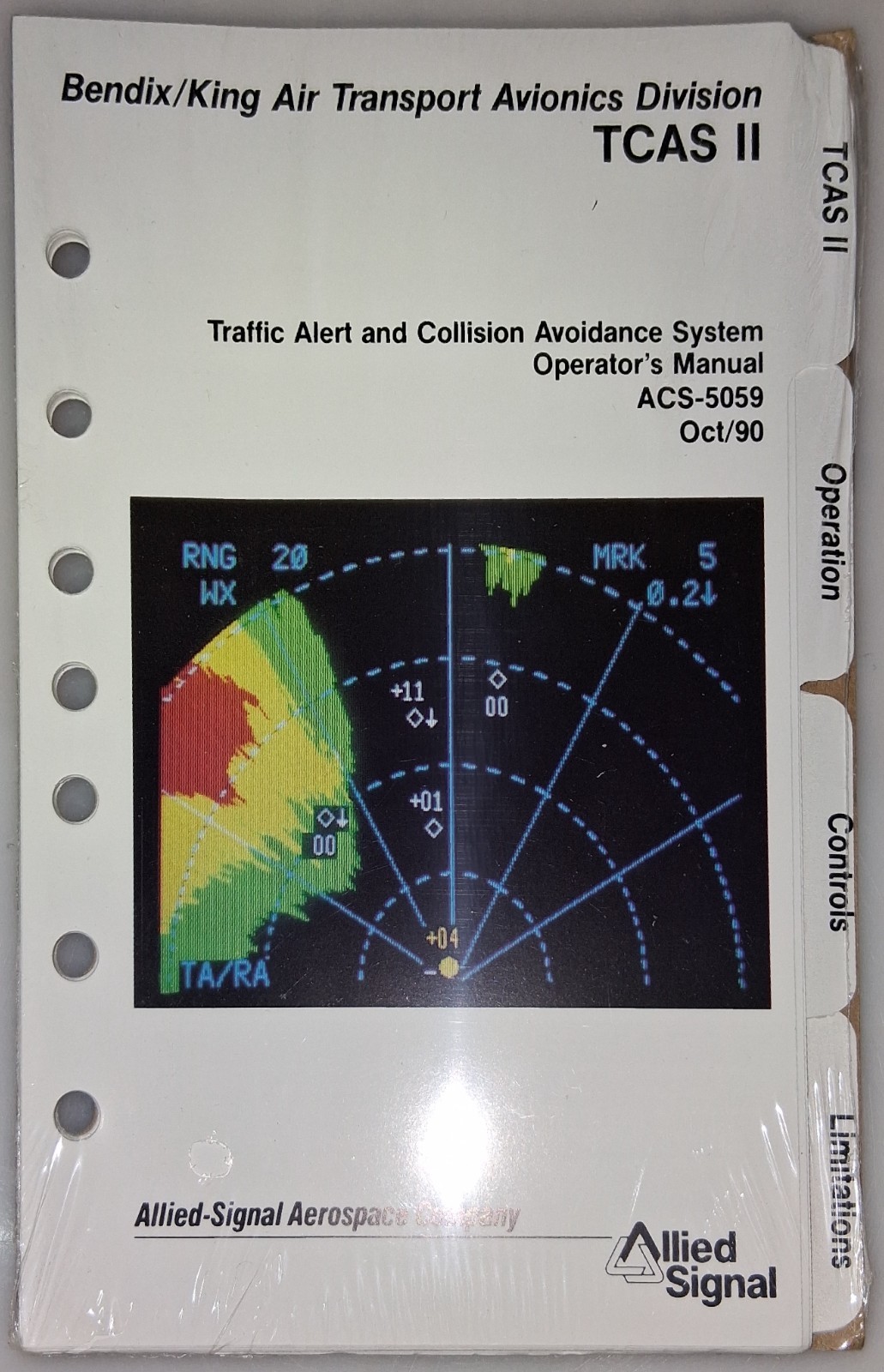 NEW AlliedSignal TCAS II ACS-5059 Operator's Guide Bendix/King Air Transport Av.