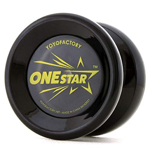 Yoyo One Star Beginner's DVD included Clear Black by Yoyo Factory