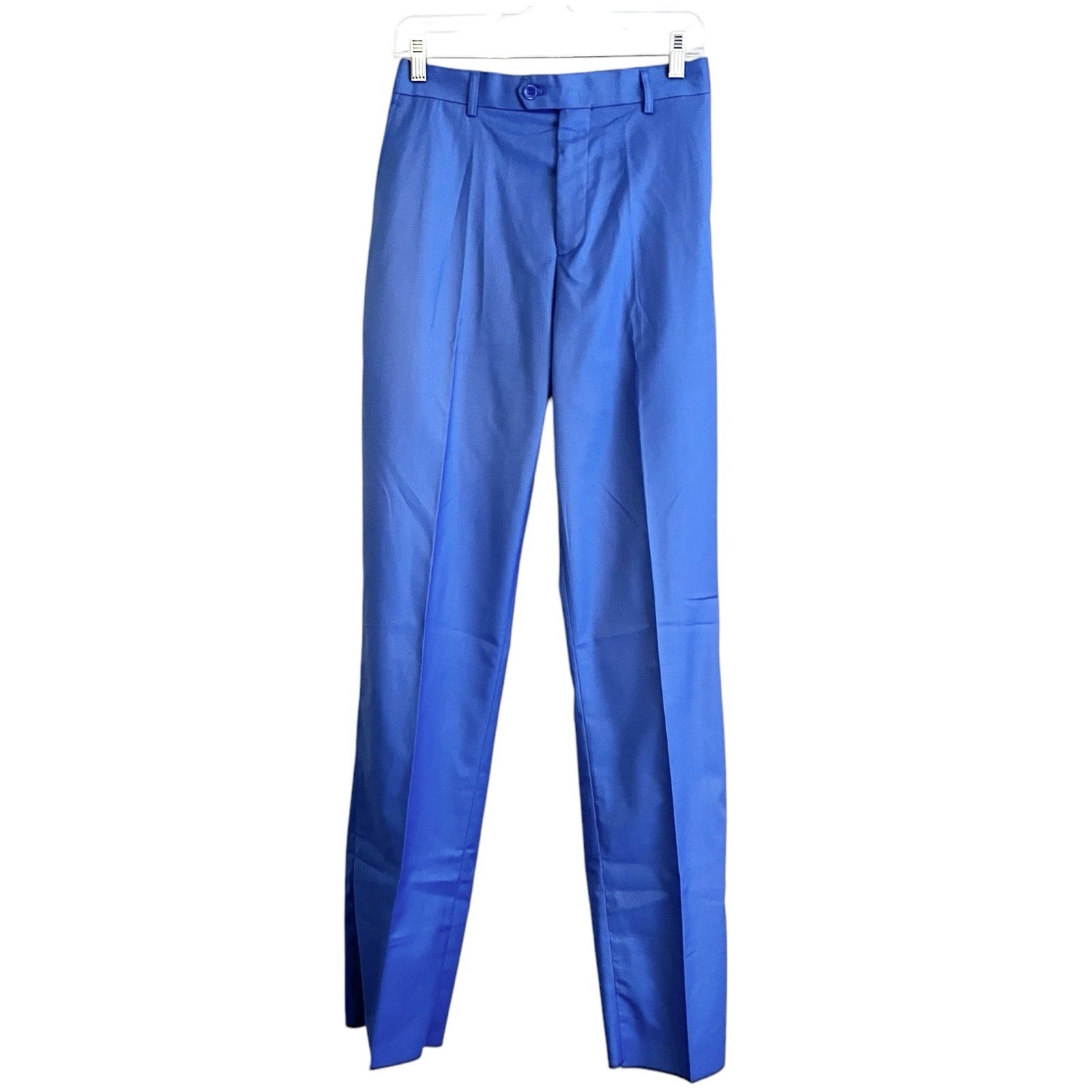 African Nigerian Senator Style Blue Top & Bottom Two Piece Outfit #1