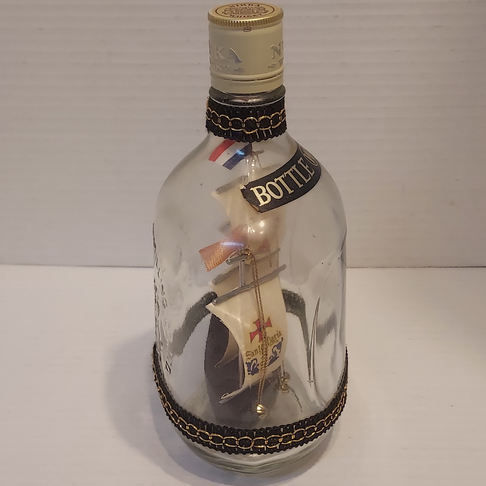 Nikka Whisky bottle ship