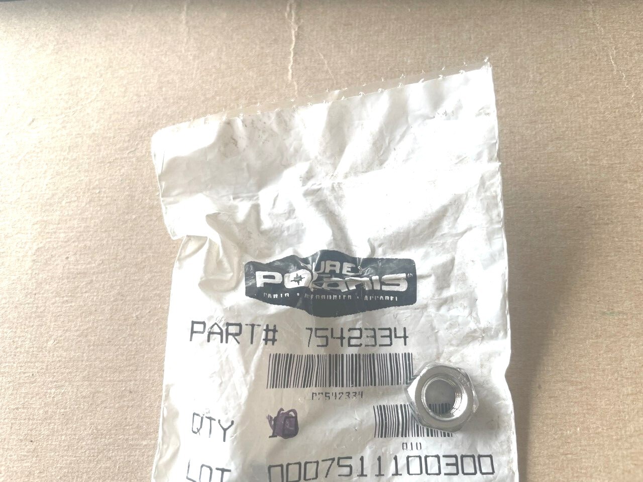 *Polaris 1 New OEM 7542334 Nut