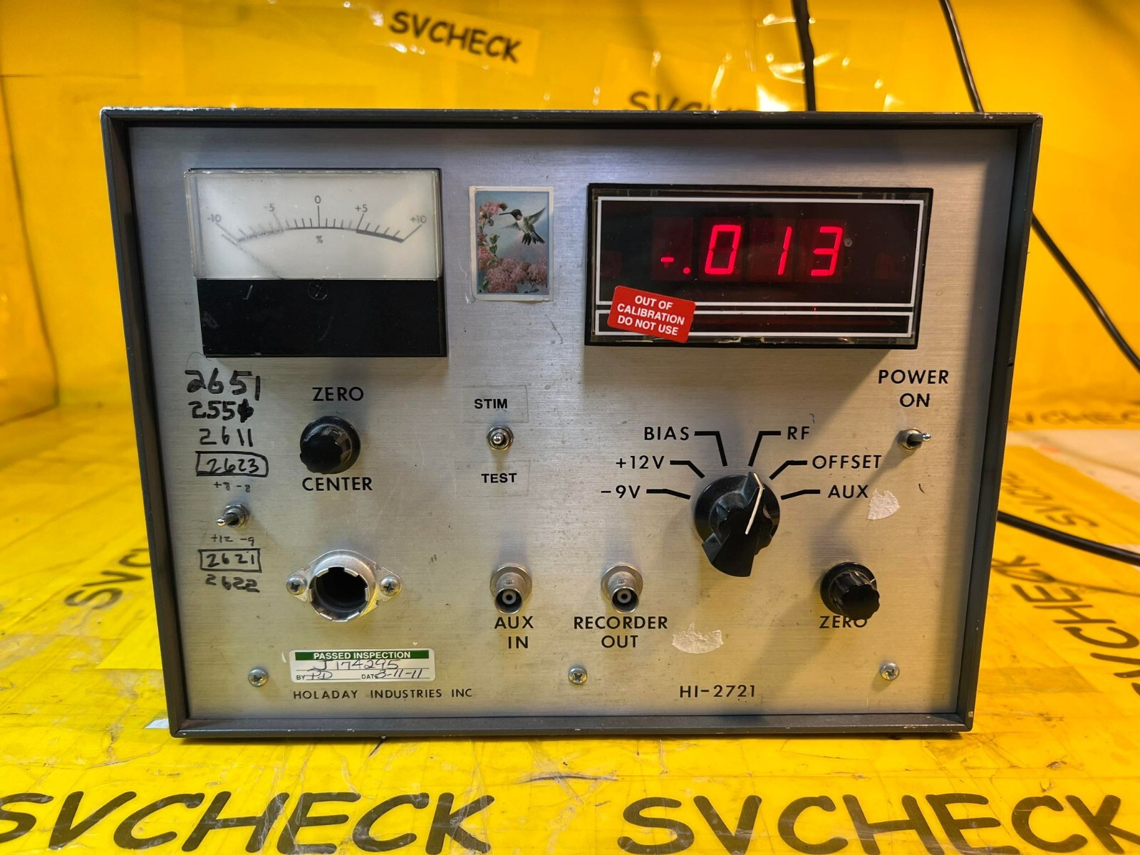Holaday hi-2721 Microwave Survey Meter/Tester