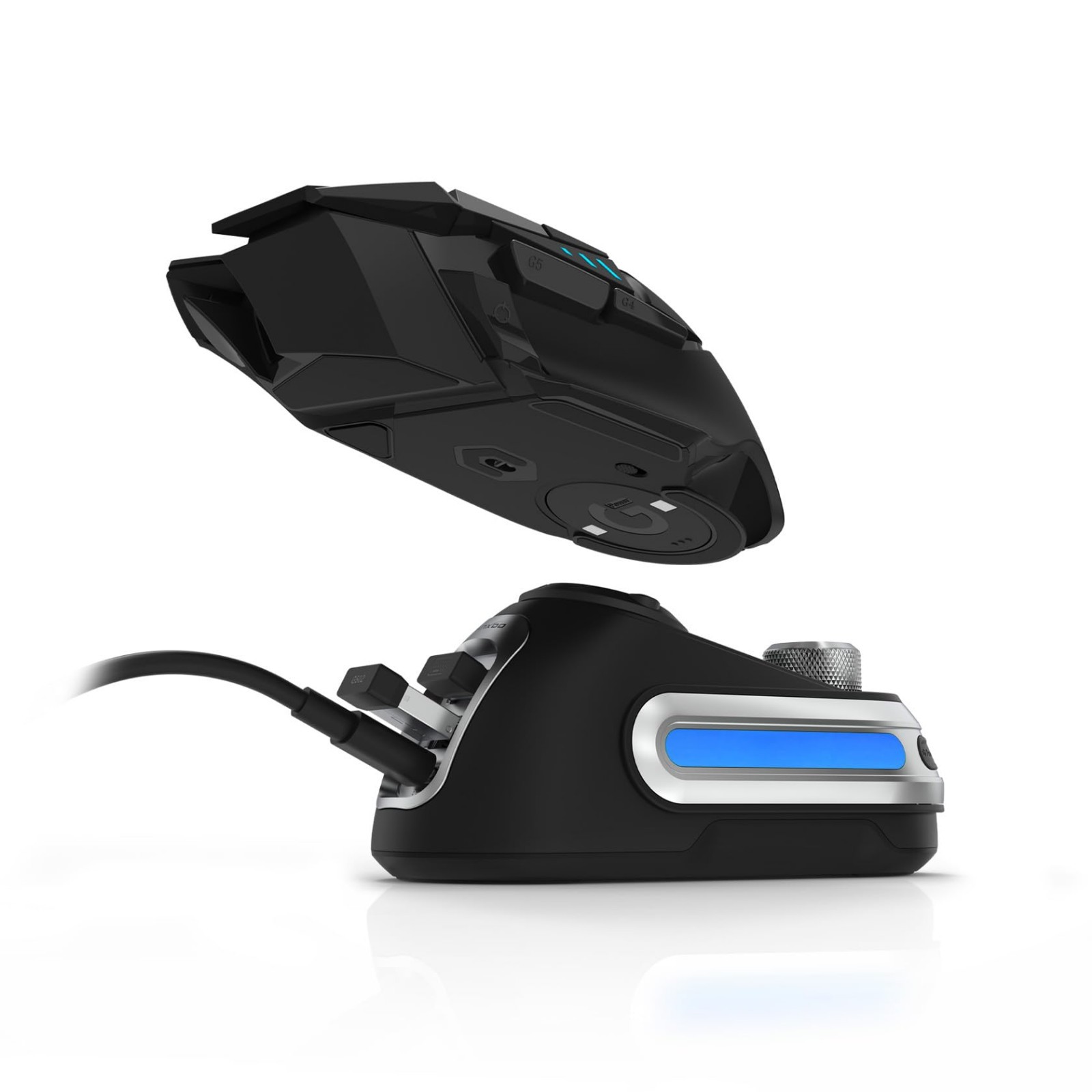 Fanxoo G-Power Charging Dock for Logitech G502 G903 G703 - BLACK - RGB