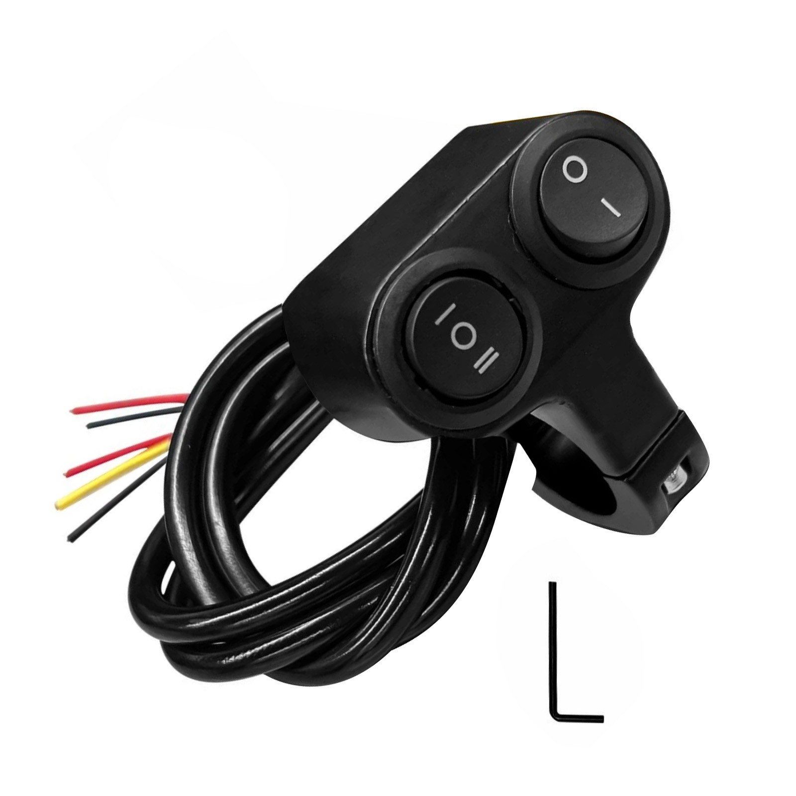 Motorcycle Handlebar 7/8" Dual Button On Off Switch For Headlight Spot ATV New