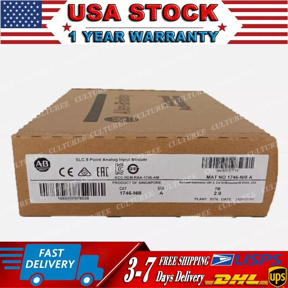 1Pc Allen-Bradley 1746-NI8 SER A SLC 500 Analog Input Module 1746NI8