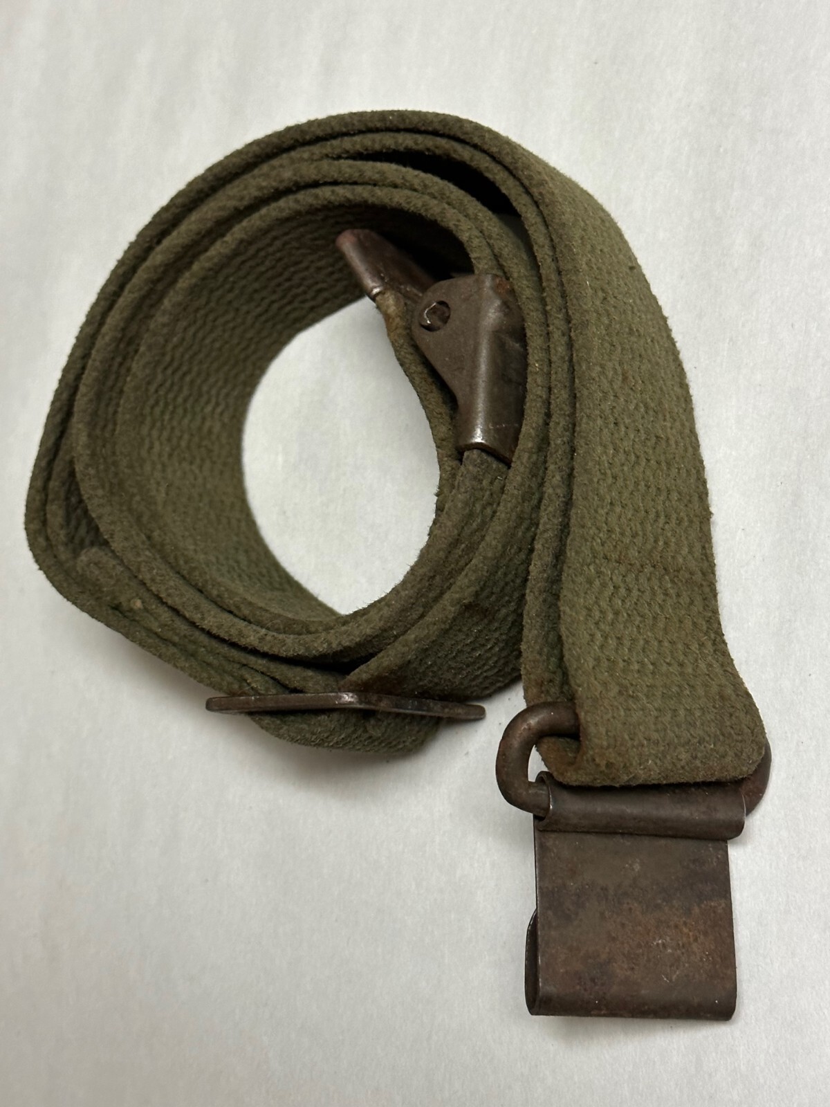 US GI M1 GARAND O.D. CANVAS  SLING  USED CONDITION.