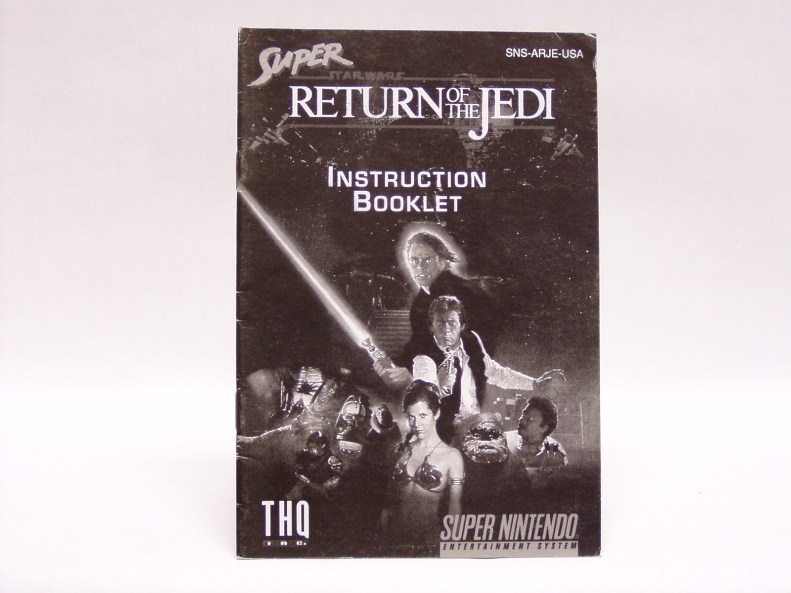 SUPER STAR WARS JEDI Manual only, no game SNES SUPER NINTENDO